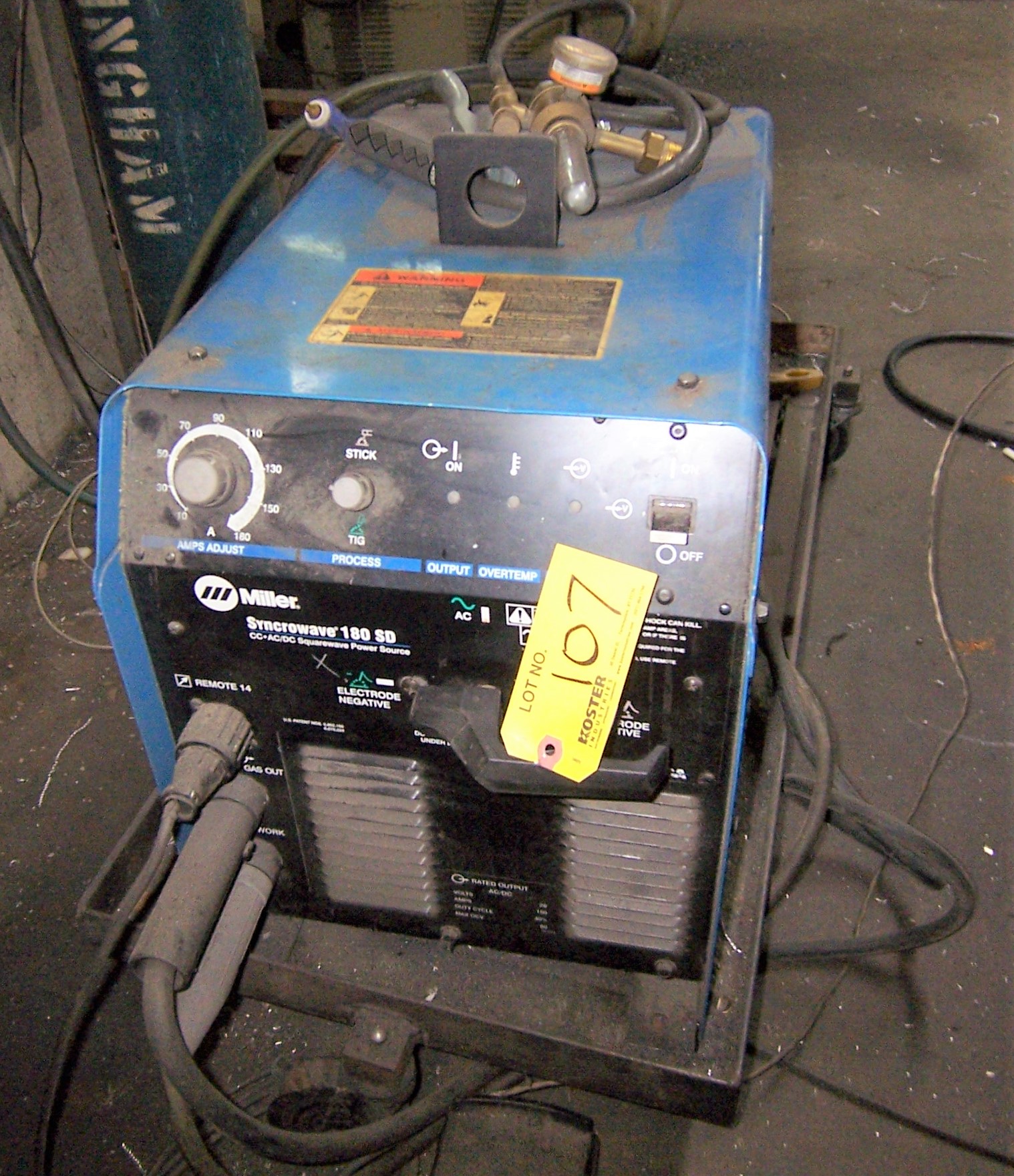 MILLER SYNCROWAVE 180 SD AC/DC SQUARE WAVE WELDER