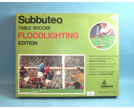 Three boxed games: Subbuteo Floodlighting Edition, Superstriker and Rebound, (3).