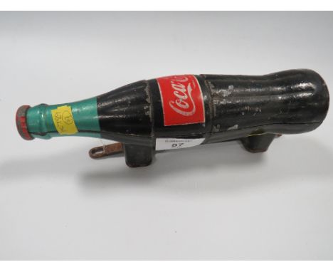 VINTAGE METAL ADVERTISING SIGN FOR COCA COLA