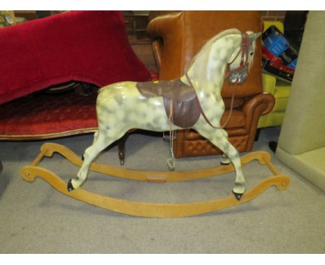 A VINTAGE ROCKING HORSE S/D H-101 CM