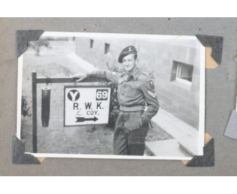 British Army Photograph Album of a Private in C. Coy Royal West Kent Regiment in Germany c.1948, Photos of former Wehrmacht B