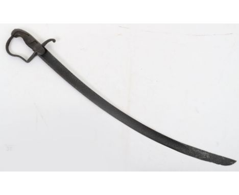 British 1796 Light Cavalry Sabre, relic battlefield recovered example. Heavily rusted and pitted.