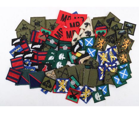 Quantity of Modern British Army TRF Formation Signs, all remaining in mint condition, various types, many duplicates. (Quanti