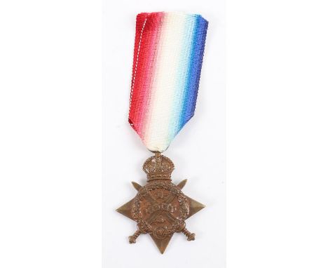 1914 Star Army Service Corps Attached 85th Field Ambulance RAMC Killed in Action 28th March 1917, medal awarded to “T-27912 D