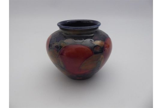 William Moorcroft Pomegranate Small Vase Shape M55 Approx 9 Cms