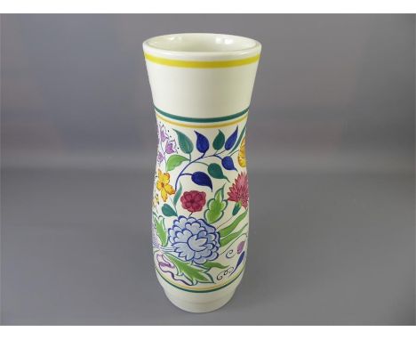 A Large Mid-20th Century Poole Pottery Pillar Vase, approx 40 cms height&nbsp; and 15 cms diameter.