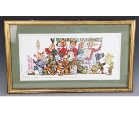 Bryn Parry OBE (British, b.1956),"Liberty & Livelihood",Limited edition print on paper,Signed and numbered "400/850" lower le