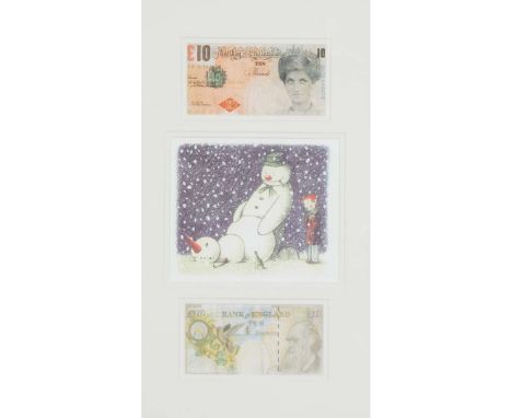  BANKSY 'RUDE SNOWMAN' - 2006, AND TWO 'DI-FACED TENNERS' Three off-set lithographs, framed together:&nbsp;RUDE SNOWMAN - 200