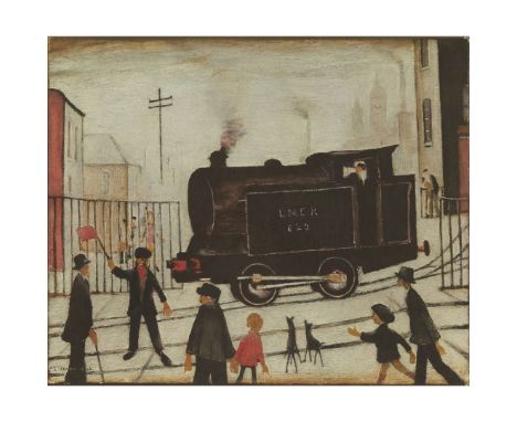  LAURENCE STEPHEN LOWRY THE LEVEL CROSSING Off-set lithograph, ed. 750, signed in pencil to margin, published by Patrick Seal