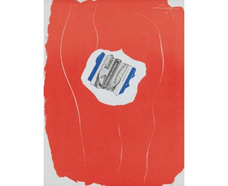  ROBERT MOTHERWELL TRICOLOR – 1973 Off-set lithograph, signed and dated in plate, published by Mourlot, Paris  Collection of 