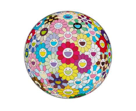  Takashi Murakami FLOWERBALL: COLOURFUL, MIRACLE, SPARKLE - 2022 Off-set lithograph with cold stamp and high gloss varnishing