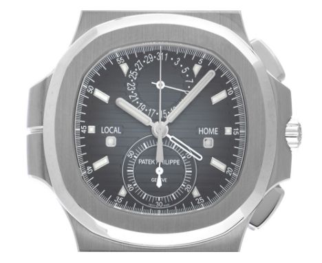 Patek Philippe Nautilus Travel Time202440,5 mm40,5 mm, Edelstahl, Ziffernblatt blau / schwarz verlaufend, Leuchtzeiger, Saphi