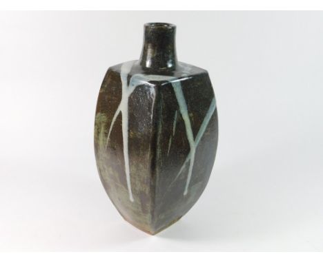 JOANNA WASON. A Joanna Wason, Leach Pottery bottle vase. Personal & Pottery marks. Height 29cm.  Please note that all items i