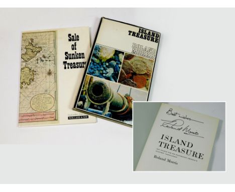 ROLAND MORRIS ETC. A copy of 'Island Treasure' by Roland Morris, a First Edition 1969. Signed 'Best Wishes Roland Morris'. Al
