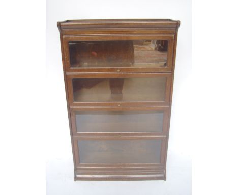 A Globe Wernicke style four section bookcase.  