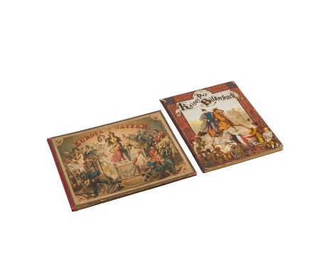 Konvolut - Das Kaiser Bilderbuch und Europa in Waffen. Kaiser-Bilderbuch Zweite verbesserte Auflage mit Reimversen von Dr. He