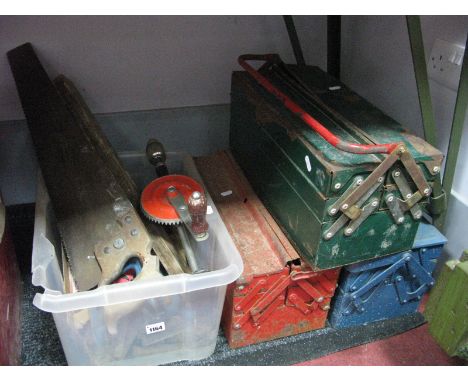 DIY Tools, metal tool boxes etc.
