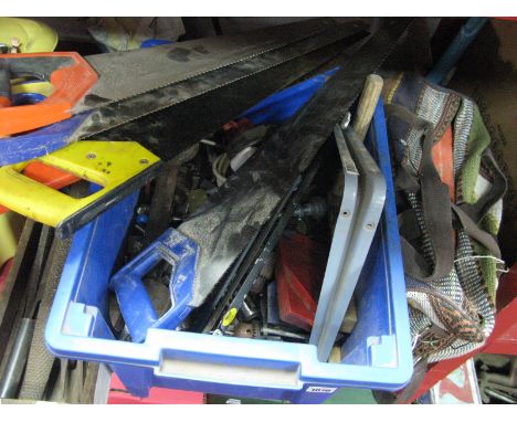 Britool Ratchet Set, drill chucks, rasps, files, saws, other tools.