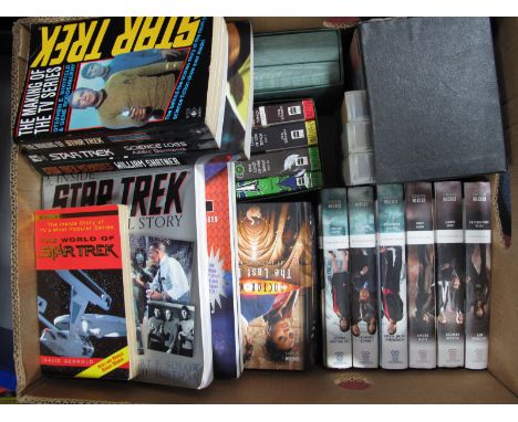 A Quantity of Books, mainly with Doctor Who, Torchwood, Star Trek, The Lord of The Rings, themes:- One Box