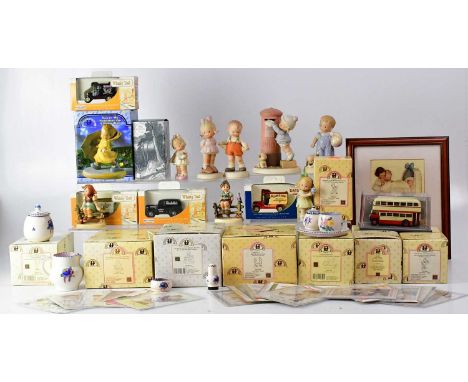 Various collectors' items, predominantly relating to Mabel Lucy Attwell, including four framed prints, two books, various pos