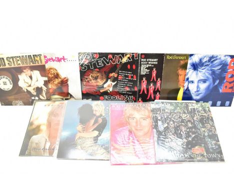 ROCK &amp; POP; albums by Rod Stewart, 'Blondes Have More Fun', 'Body Wishes', 'Tonight I'm Yours', Rod Stewart self-titled, 