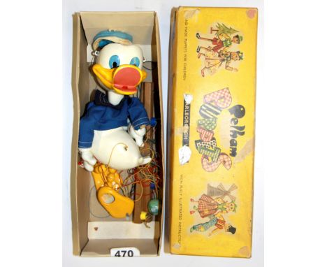 A Pelham puppet of Donald Duck.