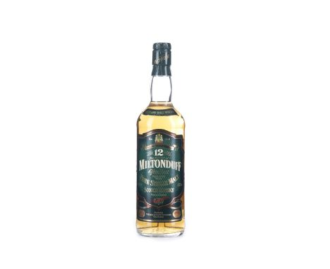 MILTONDUFF-GLENLIVET AGED 12 YEARS Single Malt Scotch Whisky 70cl, 43% volume.