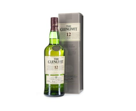 GLENLIVET 12 YEARS OLD Single Malt Scotch Whisky 70cl, 40% volume, in carton.