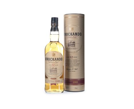 KNOCKANDO 2000 AGED 12 YEARS Single Malt Scotch Whisky 70cl, 43% volume, in tube.