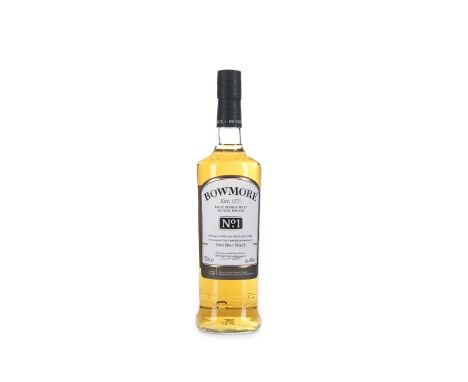 BOWMORE NO. 1 Single Malt Scotch Whisky 70ml, 40% volume.