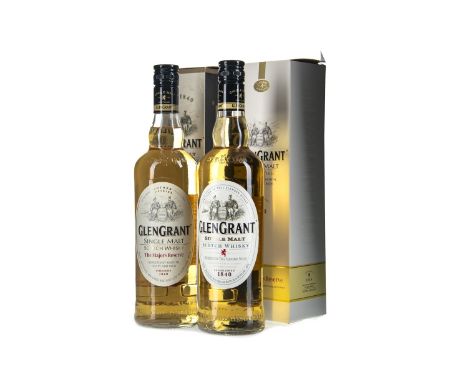 GLEN GRANT (2) Single Malt Scotch Whisky 70cl, 40% volume, in carton. Two bottles.