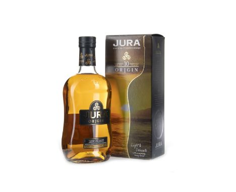 JURA ORIGIN 10 YEARS OLD Single Malt Scotch Whisky 70cl, 40% volume, in carton.