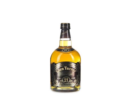 GLEN TURNER 21 YEARS OLD Blended Malt Scotch Whisky 70cl, 40% volume.