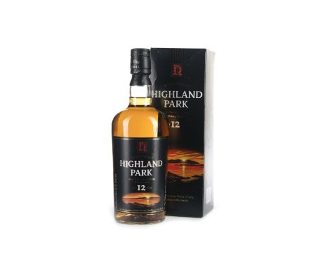 HIGHLAND PARK AGED 12 YEARS Single Malt Scotch Whisky 70cl, 40% volume, in carton.