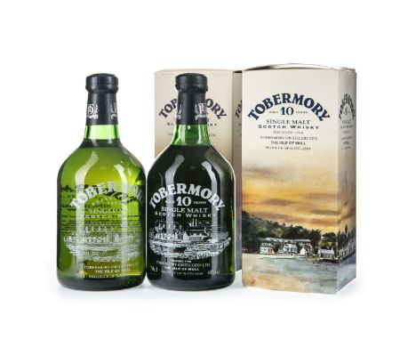 TOBERMORY 10 YEARS OLD Single Malt Scotch Whisky 70cl, 40% volume, in carton. TOBERMORY Single Malt Scotch Whisky 70cl, 40% v