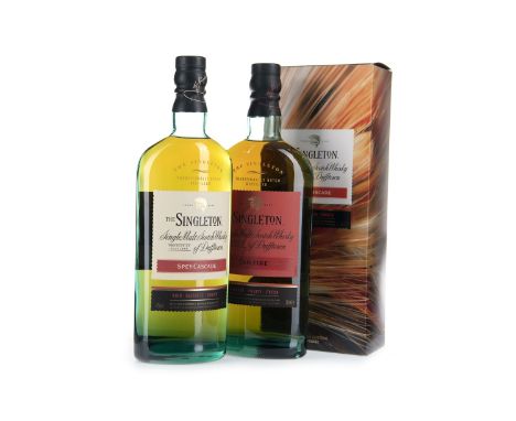 SINGLETON OF DUFFTOWN SPEY CASCADE Single Malt Scotch Whisky 70cl, 40% volume, in carton. SINGLETON OF DUFFTOWN TAILFIRE Sing