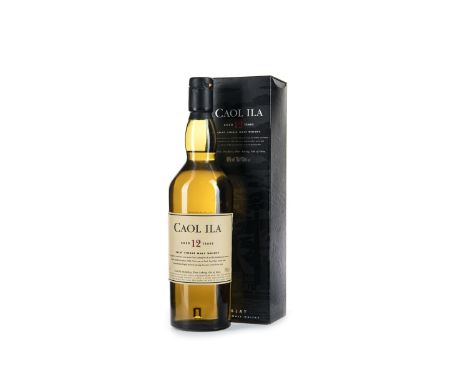 CAOL ILA 12 YEARS OLD Single Malt Scotch Whisky 70cl, 43% volume, in carton.