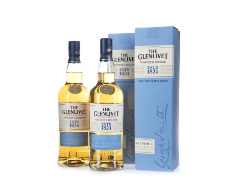 GLENLIVET FOUNDER'S RESERVE (2) Single Malt Scotch Whisky 70cl, 40% volume, in carton. Two bottles.