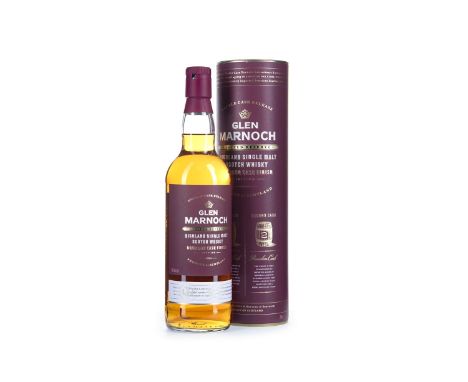 GLEN MARNOCH DOUBLE CASK Single Malt Scotch Whisky Finished in bourbon casks.70cl, 40% volume, in tube.