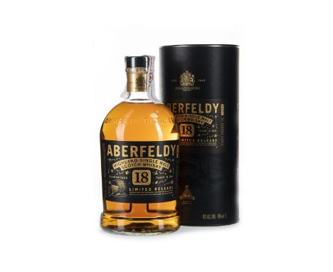 ABERFELDY AGED 18 YEARS - ONE LITRE Single Malt Scotch Whisky One litre, 40% volume, in tube