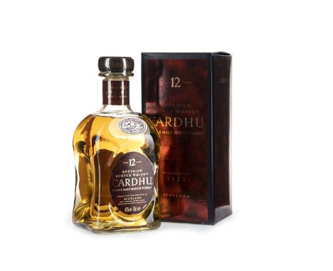 CARDHU 12 YEARS OLD Single Malt Scotch Whisky 70cl, 40% volume, in carton.