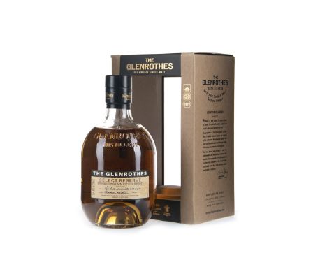 GLENROTHES SELECT RESERVE Single Malt Scotch Whisky 700ml, 43% volume, in card casing.