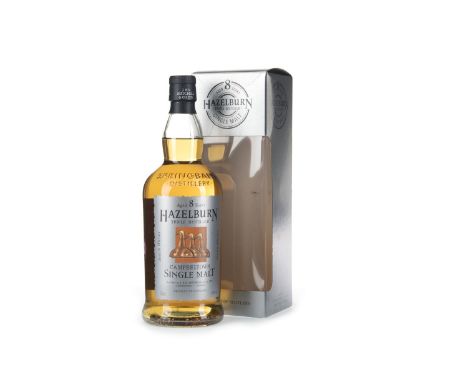 HAZELBURN AGED 8 YEARS Single Malt Scotch Whisky 70cl, 46% volume, in carton.