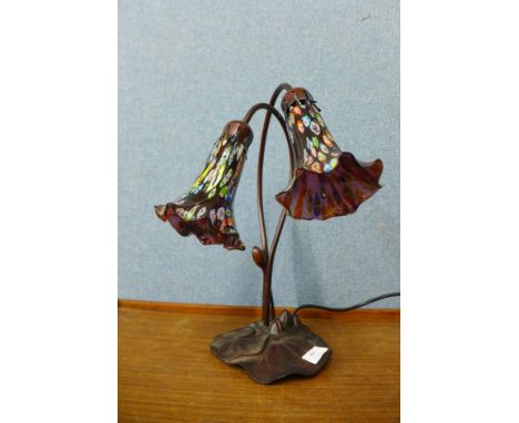 An Art Nouveau style table lamp 