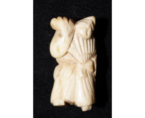 Japanese Meiji carved Netsuke (Unsure bone or ivory)