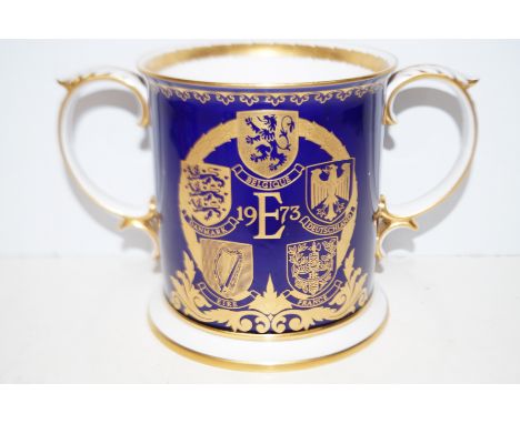 Spode limited edition European union loving cup 1973 Height 16 cm Diameter 15 cm