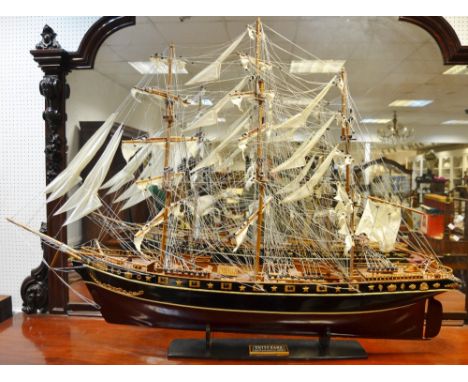 A substantial scratch built model of the Cutty Sark Lin Ton and in 1869