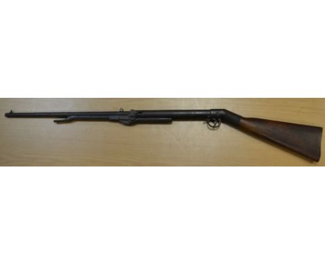 A BSA Model D under lever air rifle