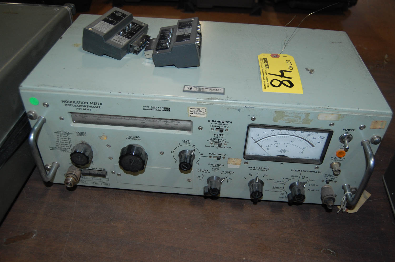 RADIOMETER / COPENHAGEN MODULATION MESSER TYPE AFM-2