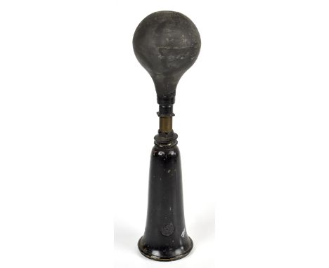 DESMO LTD OF BIRMINGHAM; a vintage car horn with stamped manufacturer's mark, length 36cm.Additional InformationSome perishin